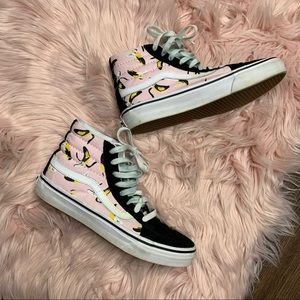 light pink vans high top